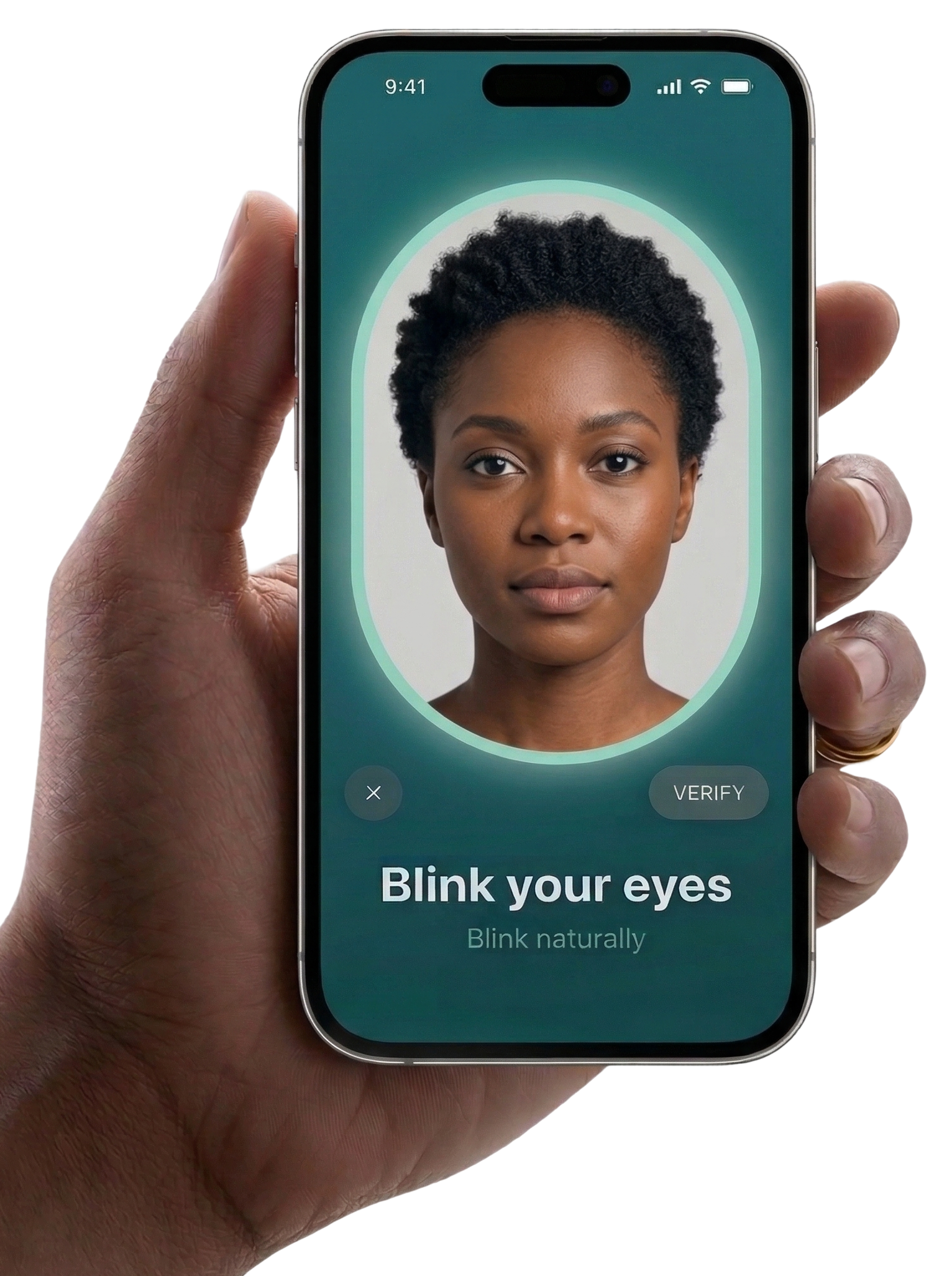 Biometric face verification on mobile app
